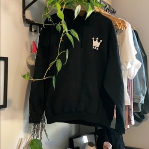 Oversized boyfriend hoodie